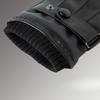 Warm Leather Gloves for Men and Women PU Leather Driving Plus Velvet To Protect The Cold All Fingers Outdoor Cycling Gloves