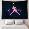 Sailor-Moon Print Tapestry, Backdrop, Easy Setup, Ideal for Bedroom, Office & Living Room, with Aesthetic Wall Hanging Decor.