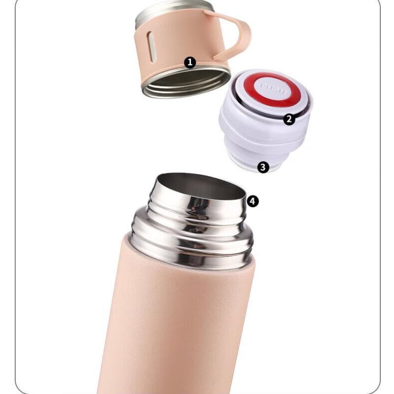 Eine Tasse mit drei Deckeln, Isolierbecher, Explosions-Wasserbecher, Werbegeschenke