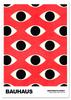 Bauhaus Eyes Pattern Poster