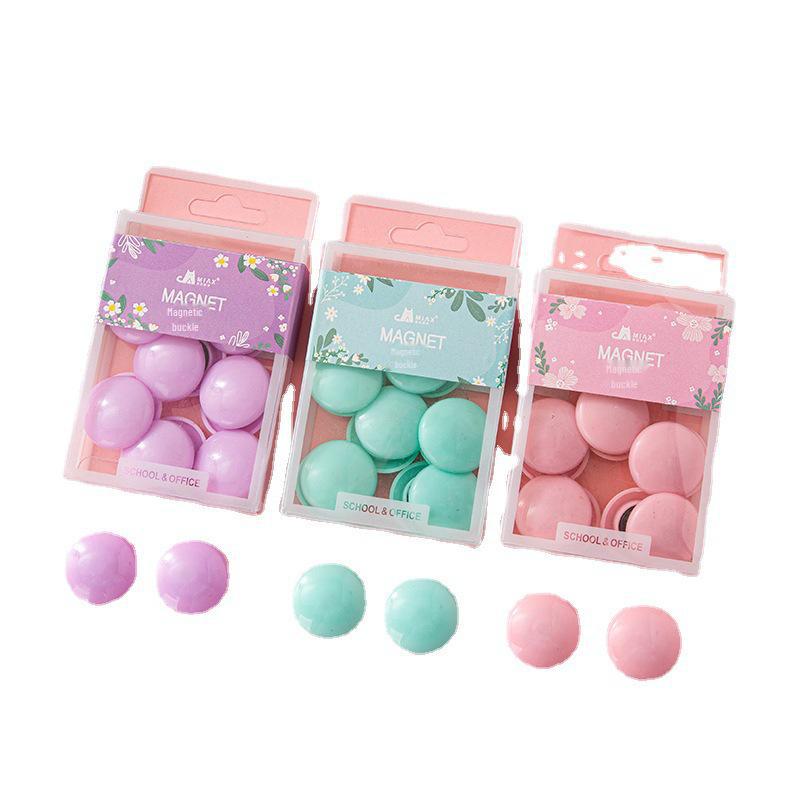 Macaron Color 30MM Strong Magnetic Buckle for Office & Teaching Whiteboards