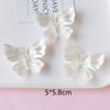 Transparent Colored Transparent Butterfly Accessories Acrylic Butterfly Beads  Jewelry Making