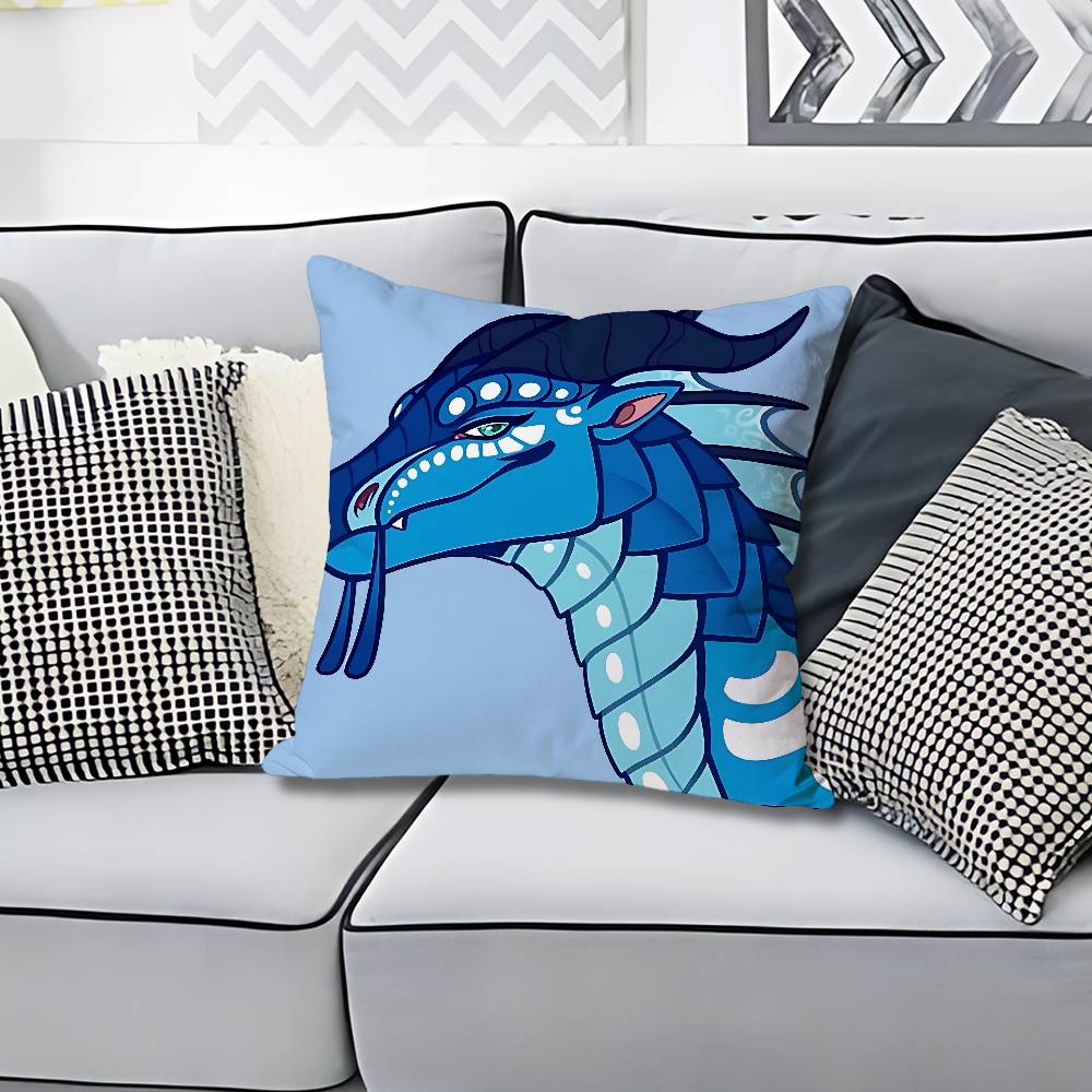 WWings of FFire Dragon Various Sizes Square Pillow Case For Car Home Bedchamber Decor Custom Valentine gift