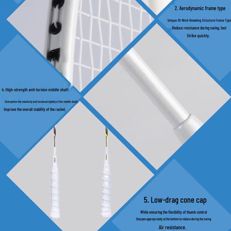 Sports Partner Badminton Racket Pair
