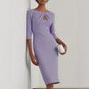 Autumn Elegant Temperament Slim Dress Slim Party Dress Dress Woman