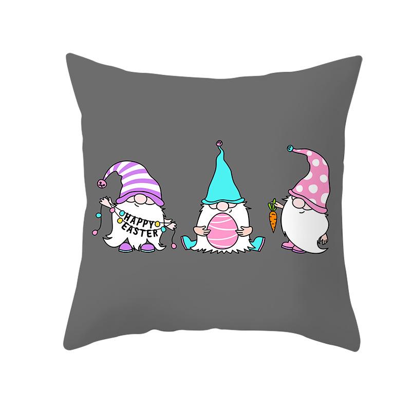 New Easter Bunny Pillow Cover Festive Home Decor Pillow Cover
