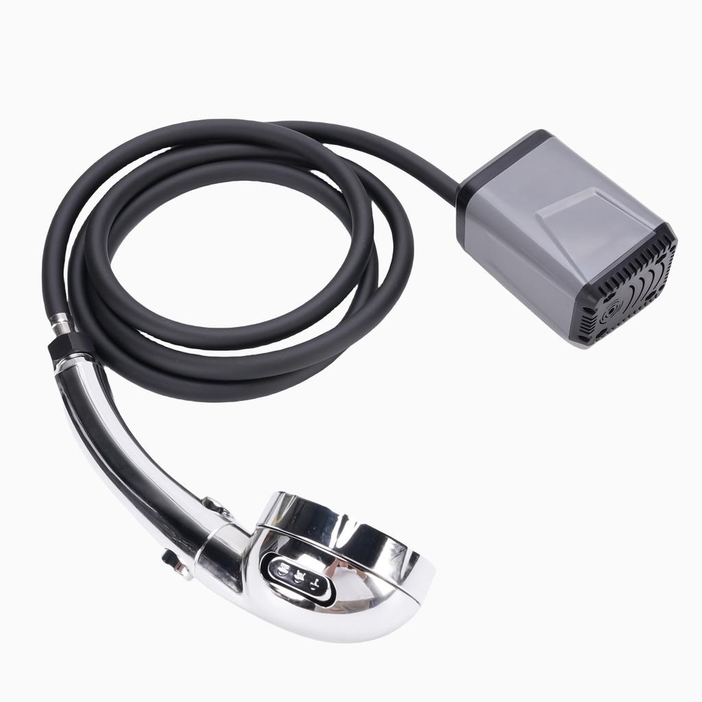 Portable Camping Shower Outdoor Electric Shower Pump USB Rechargeable Battery Powered Shower with Display Screen