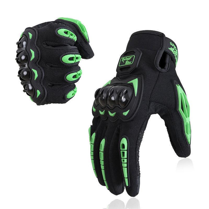 Men's Off-road Touchscreen Motorcycle Riding Gloves - Spring/Summer, Protective Anti-fall Hard Shell