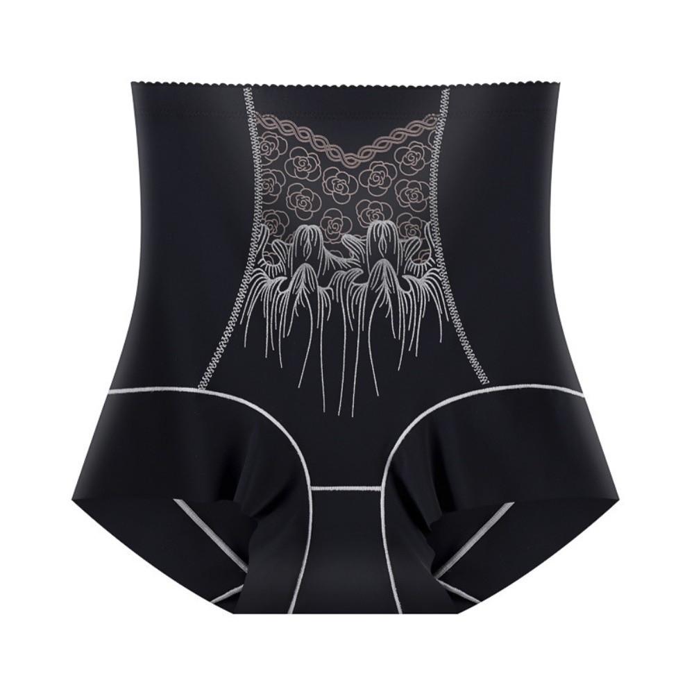 Shapewear Postpartum Body Shaper Flower Seamless Underpants Breathable Butt Lifter Briefs  Lady