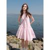2025 Summer Pleated A-Line Cotton Sleeveless Dress