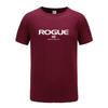 Rogue Fitness Custom Print T-Shirt for Casual Crew Neck Short-Sleeve  Fashion Summer T-Shirts Tops Regular and Oversize Te