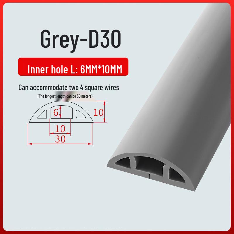 PVC Soft Wire Duct - Self-Adhesive, Durable, Invisible Cable Management Channel