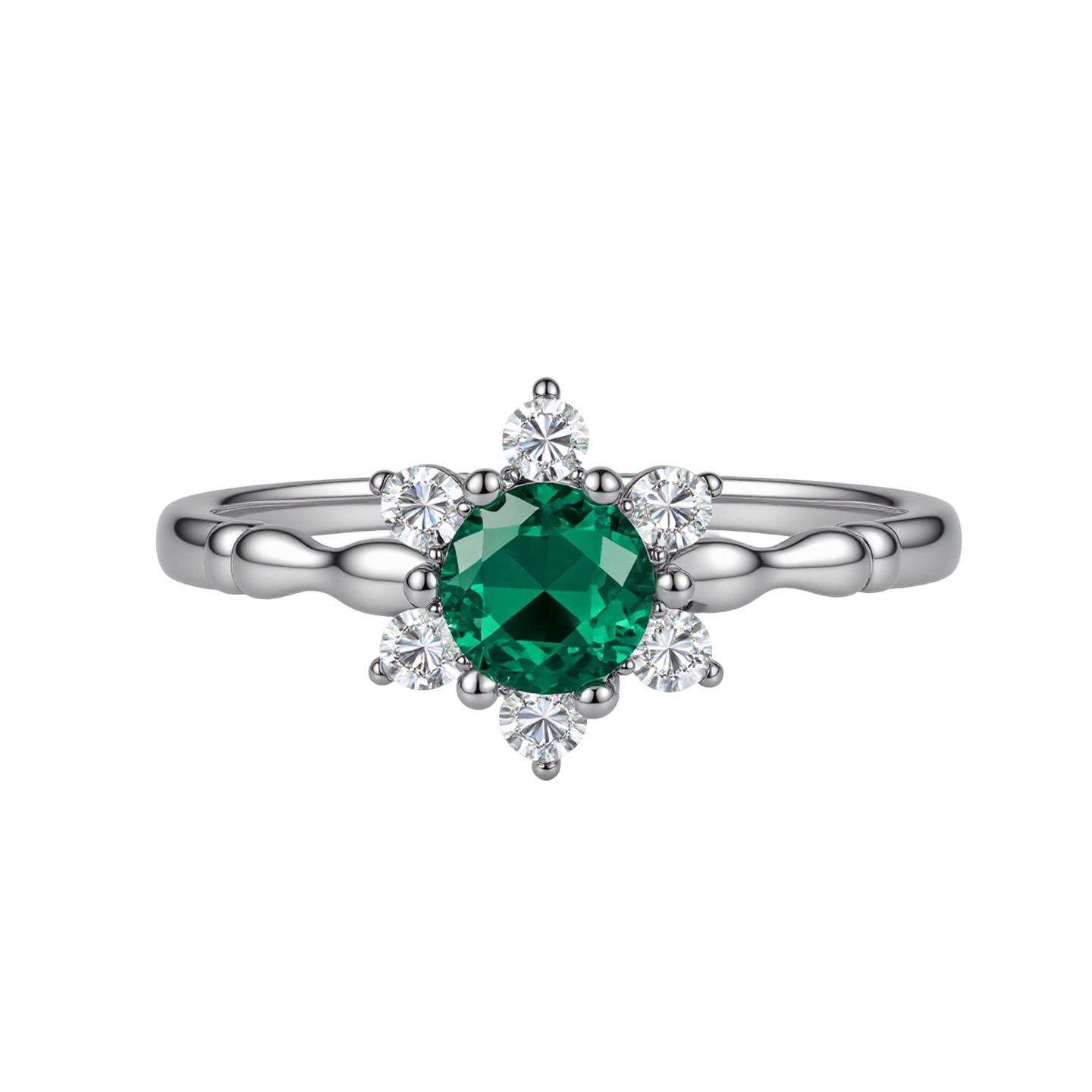 Eco-Friendly Copper Starburst Multi-Color Gem Ring - Women s Luxurious, Adjustable Jewelry Adjustable Open