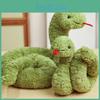 Adorable Stevie Snake Plush Toy Soft Green Comforting Cuddle Buddy