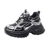 Spring and Autumn Muffin Thick-soled Inner Height-increasing Women's Shoes New Lightweight Running Outdoor Sports and Leisure Shoes Tide