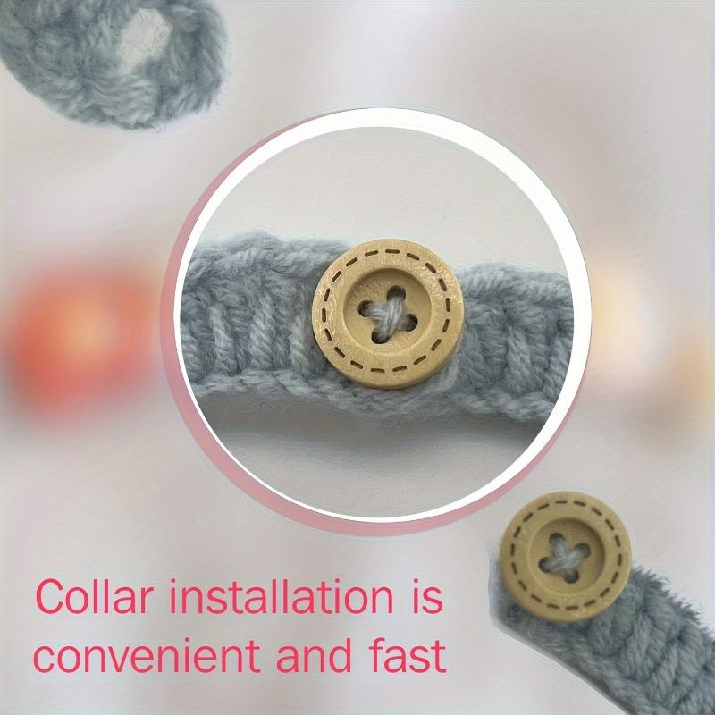 Pet Woven Collar Woolen Collar Cute and Beautiful Pet Collar Cat Collar Dog Neck Collar