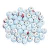 30pcs/lot Round Shape Ceramic Beads Colorful Loose Beads Spacer Beads For DIY Jewelry Making  Necklace Bracelet Accessories