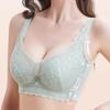 Large Size Anti-sagging Breathable Full Cup Thin Adjustable Underwear Push-up Comfortable Breast Control Bra