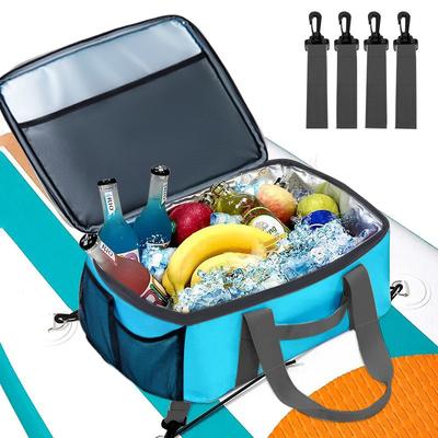 Waterproof Paddle Board Cooler Bag Portable Insulated Deck Bag for Kayaking Picnic Multi-Pocket Durable Lightweight