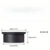 10PCS Desktop Cable Sealing Ring, Flexible Silicon Cable Hole Cover, Wire Finisher, Cable Passing, White/Black Round Washer