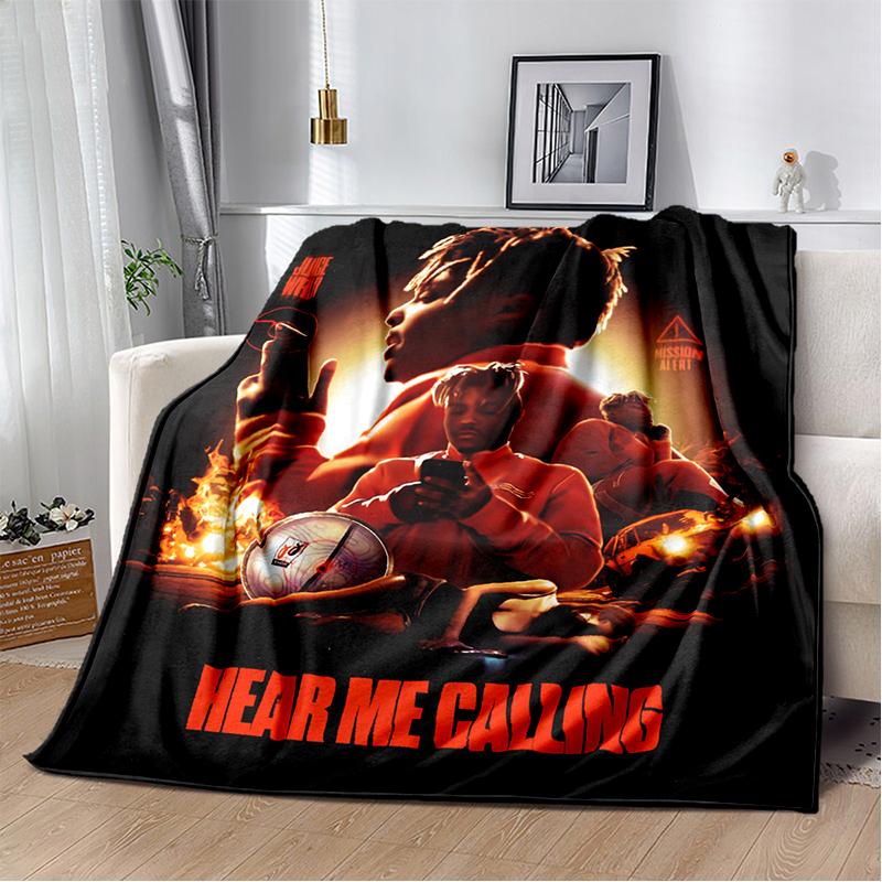 3D Print Juice WRLD 999 Legend Rapper Album Blanket,Soft Throw Blanket for Home Bedroom Bed Sofa Travel Picnic Cover Kid Gift