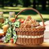 Con Cesto per Composizioni Floreali Toro Rattan di Salice Cesto per Conservazione Verdure Cesto Fiori Picnic