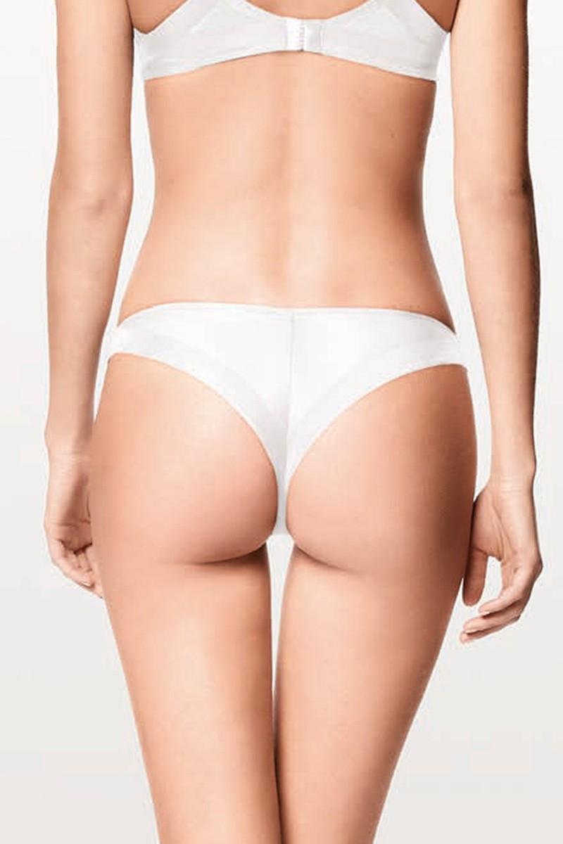 

Трусики бразилиана Lormar (75875) 5(XL) прозорий колір чорний