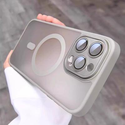 Magnetic Matte Translucent Case for iPhone 17 Air 16 15 14 13 12 11 Pro Max Plus for Magsafe Wireless Charge Shockproof Cover