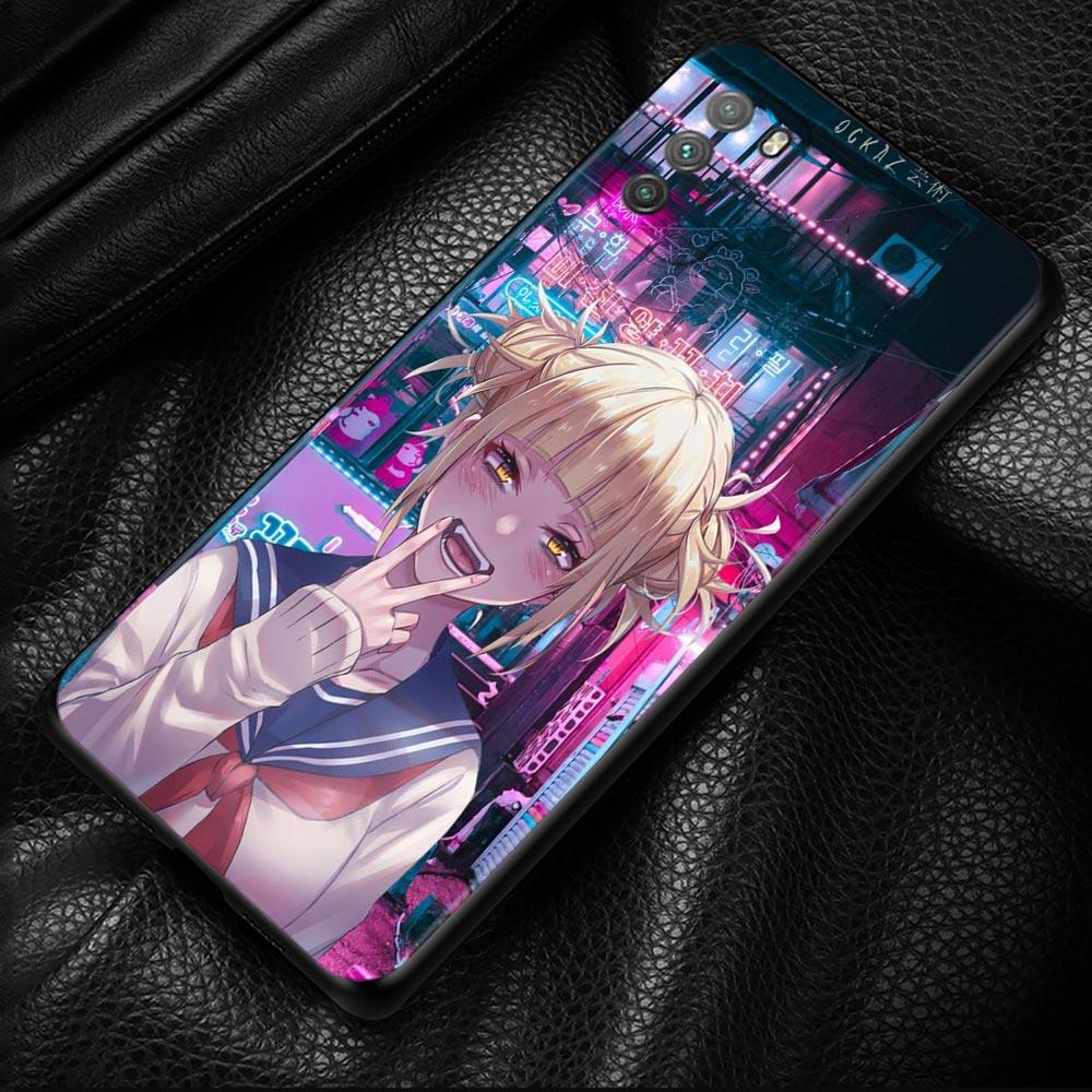 Anime Cartoon Girl TOGA Himiko For Xiaomi Poco X3 NFC M3 M4 Pro 5G Case for Mi 12 Pro 12X 11 10T Note 10 A2 Lite 5G 9 SE 9T