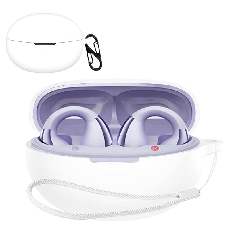 

For QCY Crossky C30 case [HVUYAL] Equipped with a hook to prevent loss lightweight Scratch prevention dustproof Hard to get hurt Soft silica gel