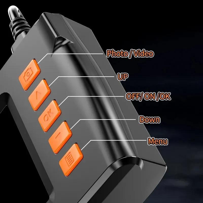 Handheld Single/dual Lens Endoscopic Camera 4.3-inch Large Screen IPS Industrial Inspection Camera IP67 Waterproof Snake Camera