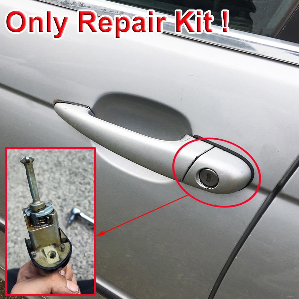 Front Door Handle Lock Cylinder Barrel Paddle Repair Tool 45MM Kit For BMW E46 1998 2002 2006 316 318 320 323 325 328 330 M3