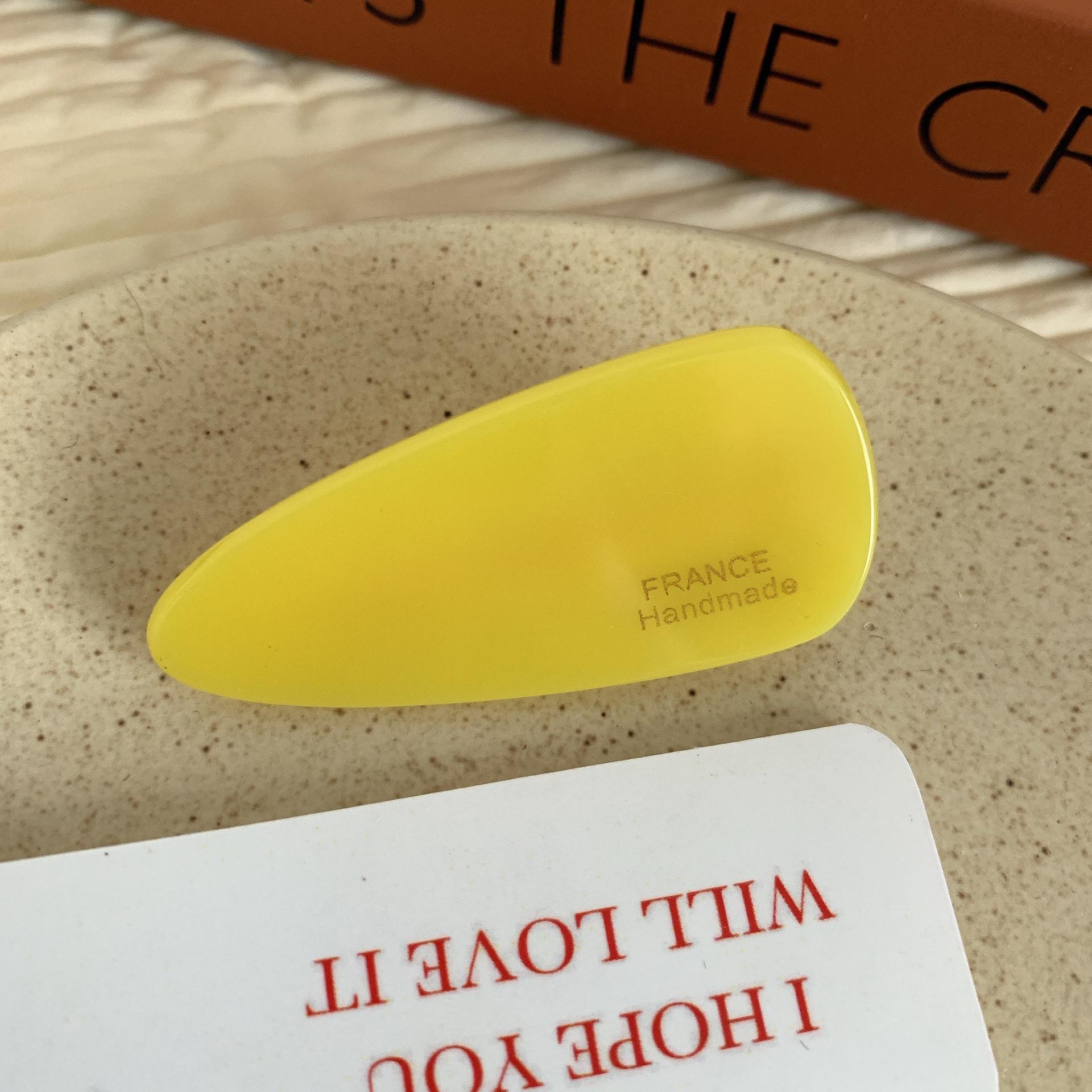 

Fashion Acetate Hair Clips Simple Elegant Colorful Solid Color Women Hair Clips Girls Hair Barrettes Hair Accessories New