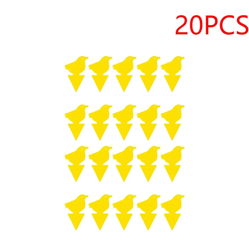 100-10pcs Dual-Sided Insect Mosquito Sticky Trap For Garden Insect Killer Whitefly Thrip Fruit Fly Gnat Waterproof Sticky Board