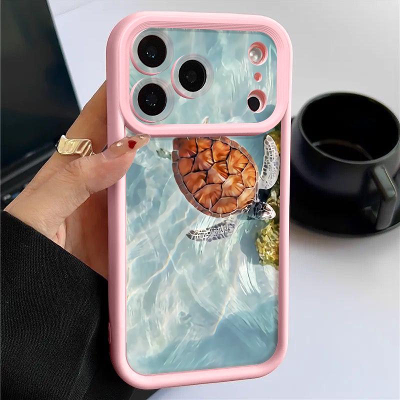 Soft TPU Phone Case For iPhone 17 Pro 15 16 Pro Max 14 13 Pro Max 16e 17e Shockproof Starfish Pattern Silicone Protect Cover