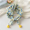 60x60cm Square Scarf Fringed Floral Kerchief Tassel Muffler Hair Bandana  Travelers