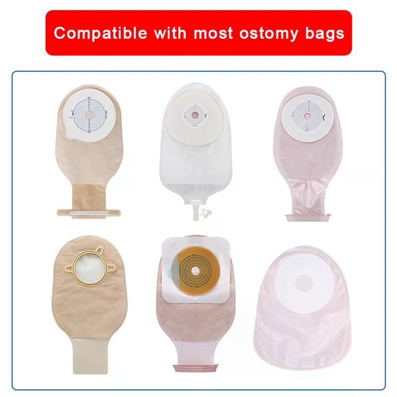 Ostomy Bag Protective Cover Drainage Bag Cover Breathable Cotton Water Resistant Easy To Install