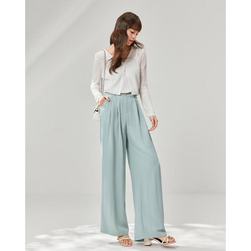 IEF Women's Loose Wide-Leg Trousers