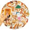 60 Cartoon Bread Thief Graffiti Stickers Decorative Ipad Suitcase Notebook Diy Waterproof