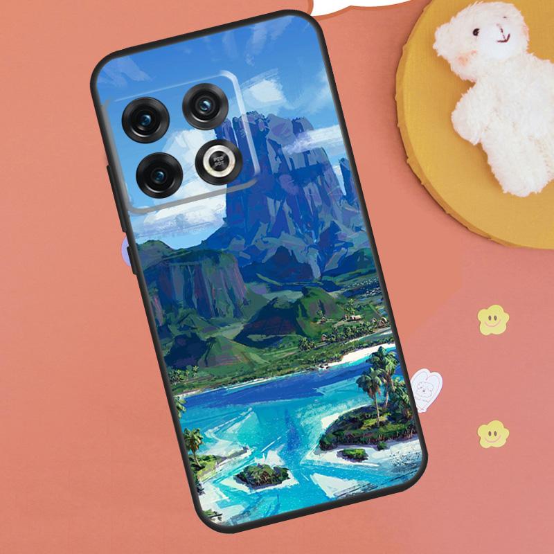Anime Natura Landscape Case For OnePlus 13R 12R 10R 13T 15 13 12 11 10T 8T Nord CE 4 3 2 Lite N20 N30 Nord 5 Funda