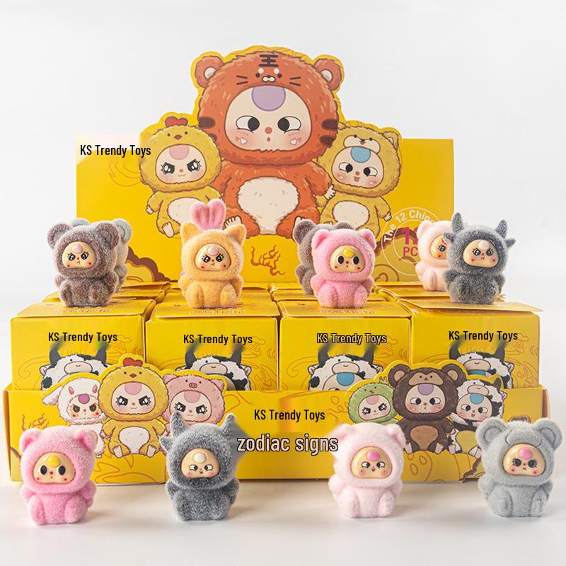 Populaire Kerst Abubu Pop Mart Poppen Ornament Blind Box Speelgoed