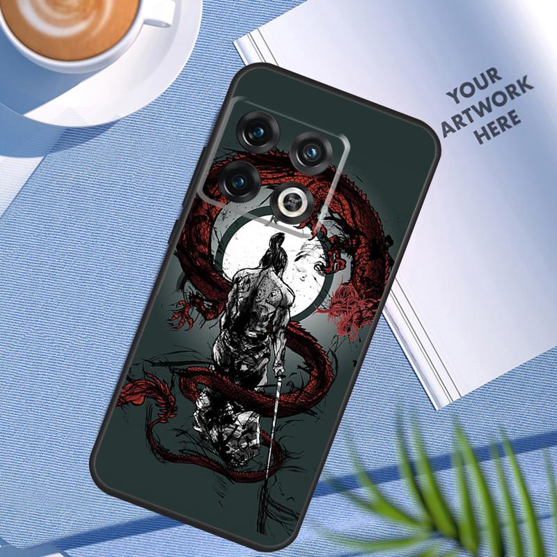 Japan The Samurai Ninja Case For OnePlus 12 12R 11 9 10 Pro 10R 10T 9R 8T Nord 3 CE 2 Lite 2T N10 N20 N30 CE4 Cover