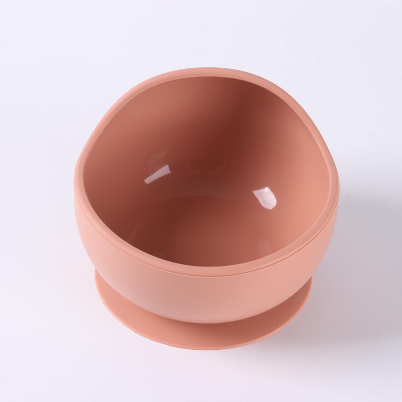 Non-Toxic Children Silicone Suction Cup Bowl Feeding Tableware Infant Non-Slip Training Learning To Eat Bowl Baby Complementary Bowl