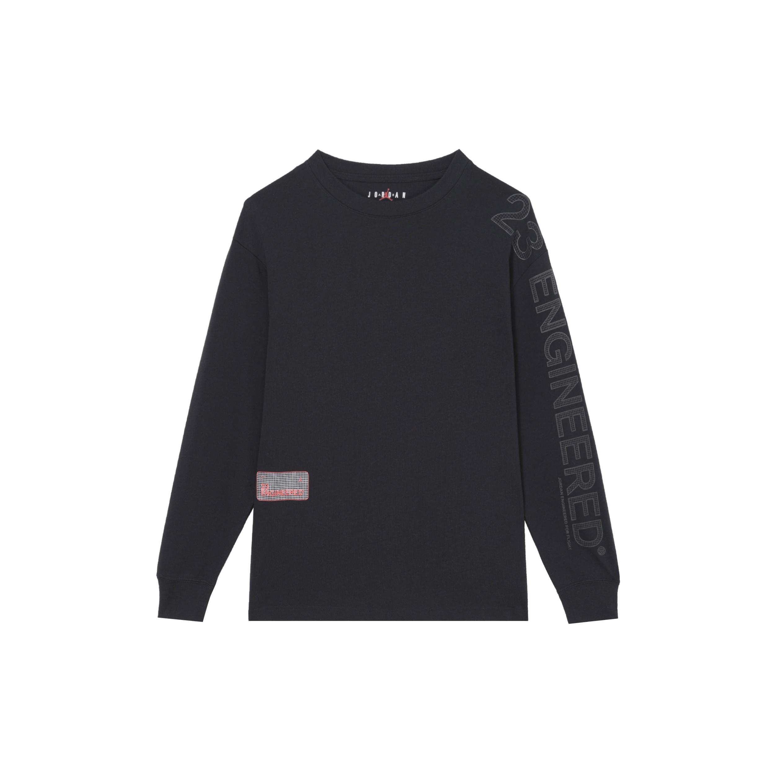 Air Jordan 23 Engineered Training Sports Long Sleeves T-shirt Black Men s CN3102-010 XL