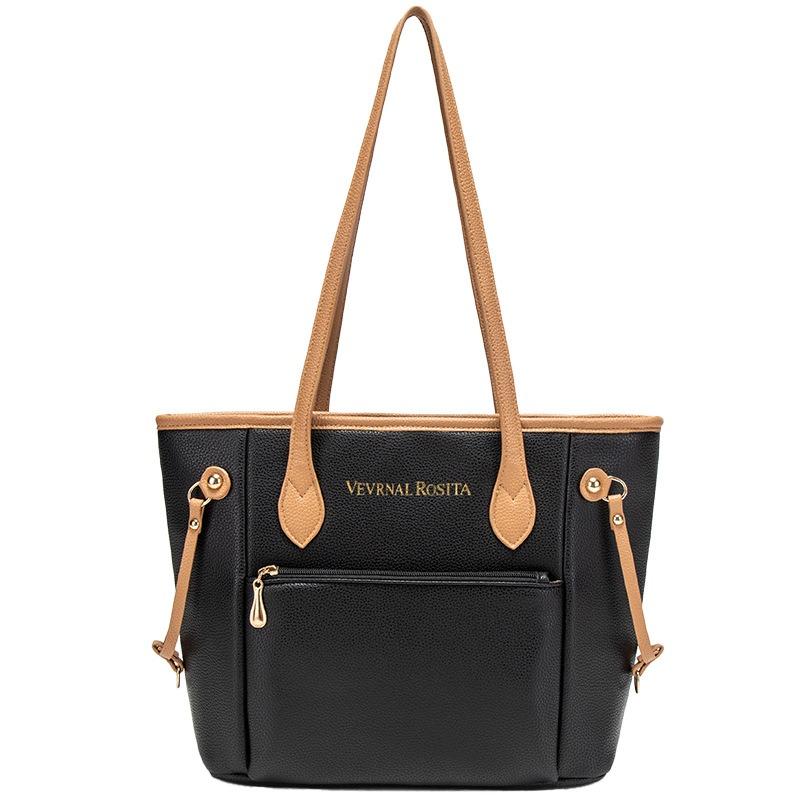 Supply Classic shopping bag Oil edge tote bag Large multi-color shoulder bag Women's large capacity