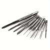 10pcs Micro Taps Bits Mini Machine Screw Drill Tap Set Metric Thread Screws Plug Bit Small Tapping Bits Tool