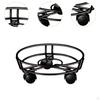Flower Pot Rolling Stand, Lockable Cart for Potted Plants, Vases, Heavy Pots