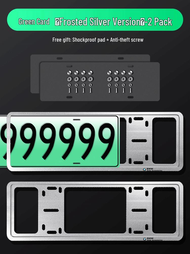 Kohlefaser-Nummernschildhalter für BMW X1, X2, X3, X4, X5, 1er, 3er, 5er