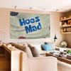 VIKAMA Funny Hoes Mad Meme Tapestry Polyester Spongebob Style Wall Hanging Aesthetic Dorm Decor Home Decor