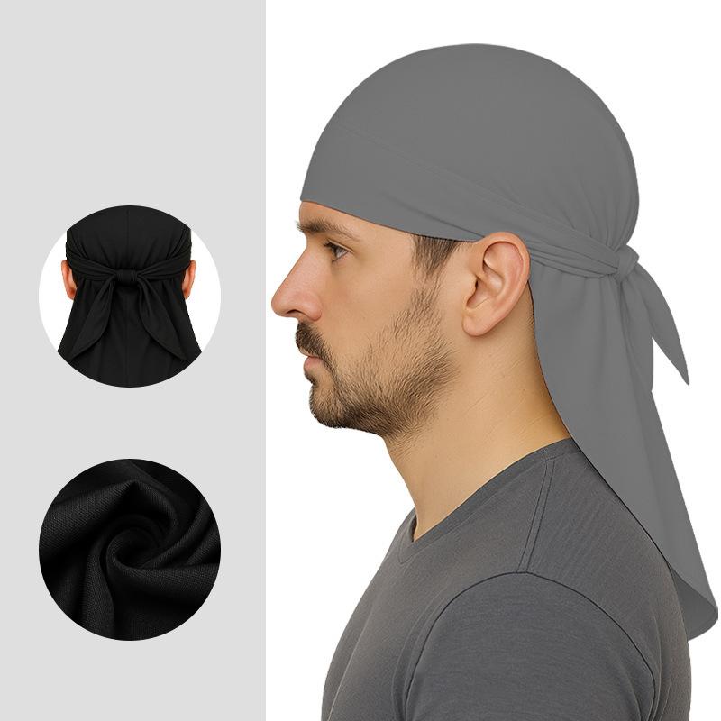 Outdoor Bandana Head Scarf No Forehead Marks Sunshade Baseball Hats Sweat Absorbing Comfortable Cycling Sport Head Scarf